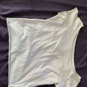 Off white/pink off the shoulder top!